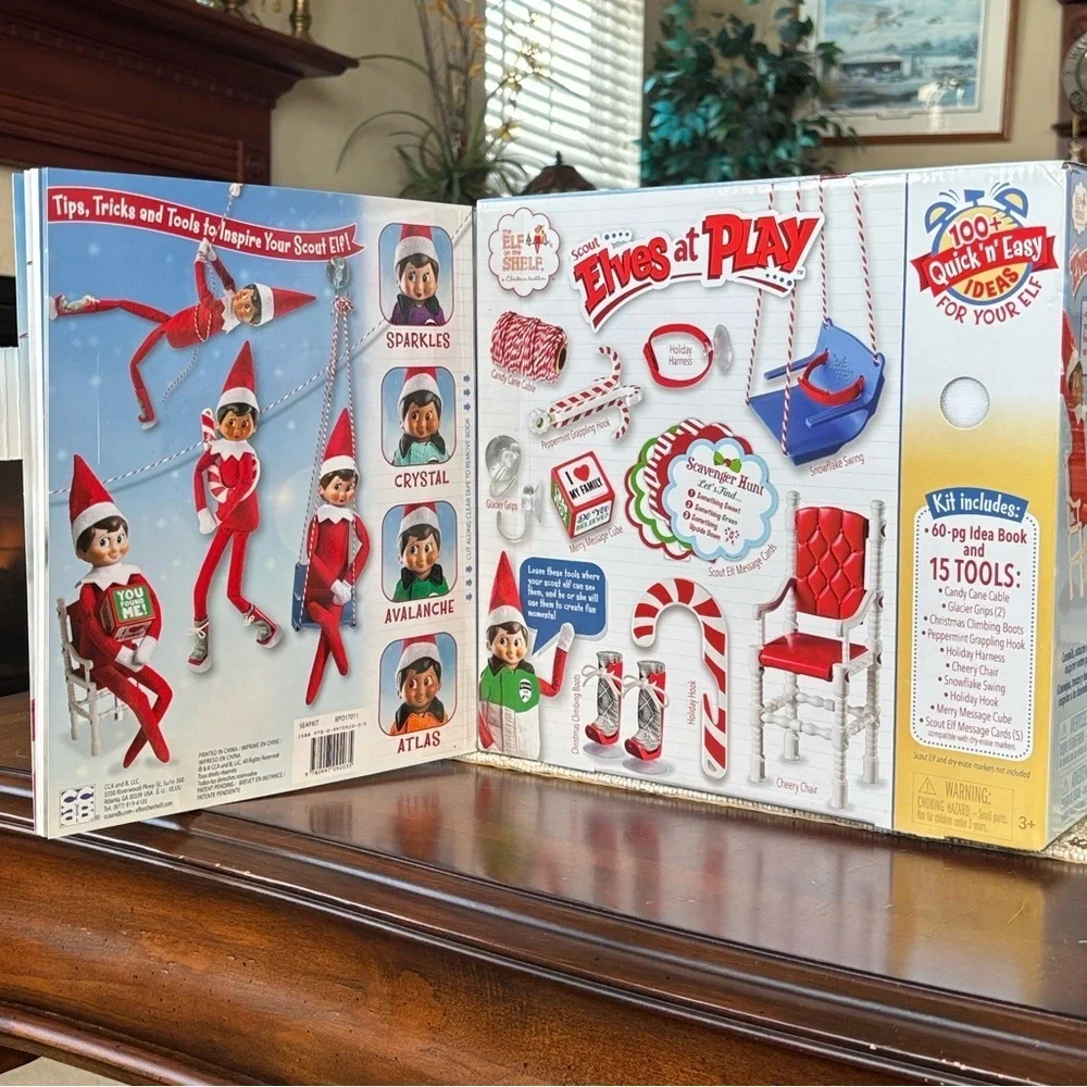 Brand New The Elf on the Shelf Scout Elves At Play Book & Accessory Tool Kit